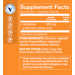 Supplement Facts label for L-Glutamine Free Form Amino Acid 500 MG
