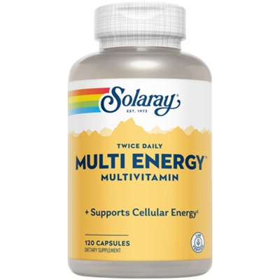 Multi-Energy Multivitamin - Iron Free - Twice Daily (120 Capsules)