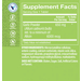 Supplement Facts label for Allicin 6000 Standardized Garlic Extract 650 MG