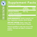 Supplement Facts label for Stinging Nettles 480 MG