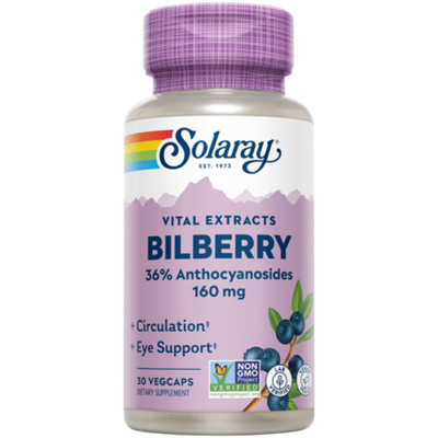 Bilberry - Guaranteed Potency - 160 MG (30 Capsules)