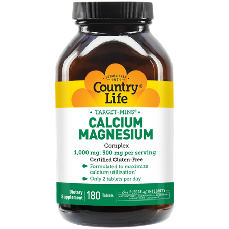 Country Life Calcium Magnesium Complex tablets front
