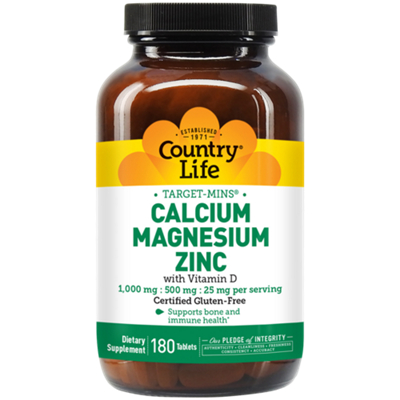 Target Mins Calcium Magnesium Zinc - 1000 MG:500 MG