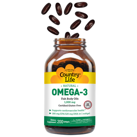 Country Life Omega-3 Fish Body Oils Softgels alternate view 4