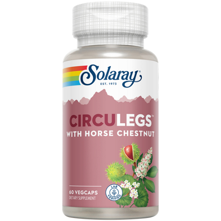 Solaray CircuLegs with Horse Chestnut capsules bottle front