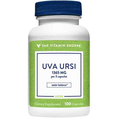 The Vitamin Shoppe Uva Ursi 1365 MG capsules view