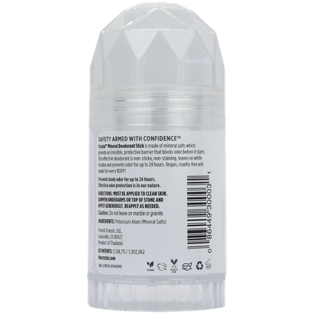 Crystal Mineral Deodorant Stick Unscented alternate view 3