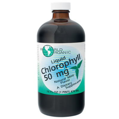 Liquid Chlorophyll Natural Mint Flavor 50 MG (16 Fluid
