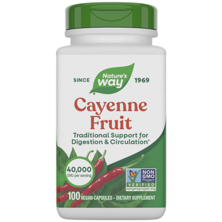 Natures Way Cayenne Fruit bottle front