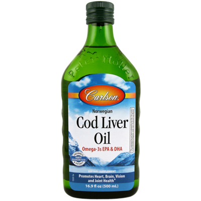 Norwegian Cod Liver Oil - Omega 3's, EPA & DHA (16.9 Fluid Ounces)