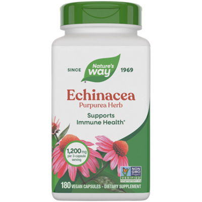 Echinacea Herb - Immune Support - 1,200 MG (180 Capsules)