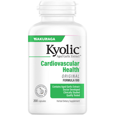 Kyolic Aged Garlic Extract Cardiovascular Formula 100 - 600 MG (200 Capsules)
