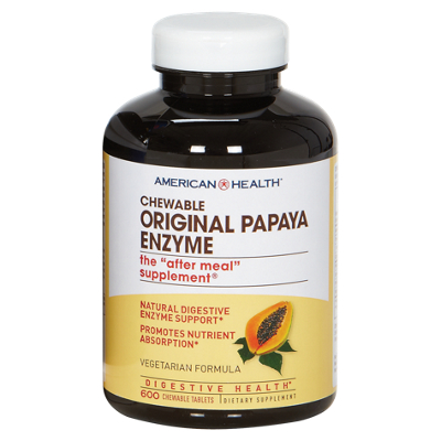 Chewable Papaya Enzyme - The "After Meal" Supplement (600 Chewable Tablets)