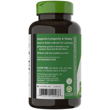 Natures Way Gotu Kola Herb 475 MG capsules view 4