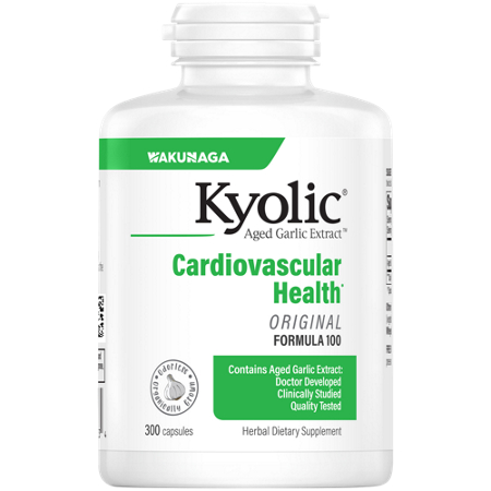 Kyolic Garlic Extract Cardiovascular Capsules, 600 MG Bottle