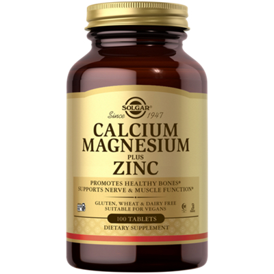 Calcium Magnesium Plus Zinc (100 Tablets)