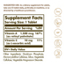 Supplement Facts label for Solgar Dry Vitamin A 5000 IU tablets