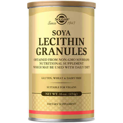 Solgar Natural Soya Lecithin 95 Granules Minimum 95 Phosphatides (16