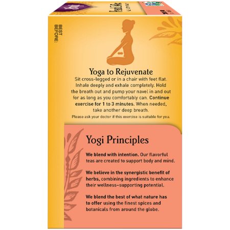 Yogi Tea Peach DeTox Tea box view 5