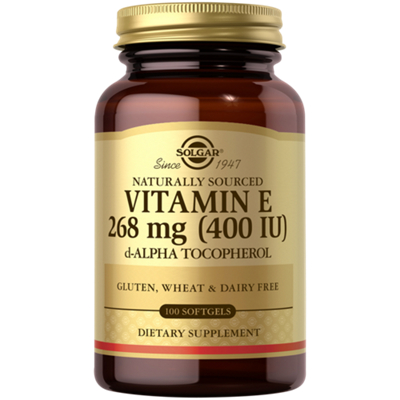 Natural Vitamin E - 400 IU (100 Softgels)