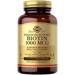 Solgar Enhanced Potency Biotin 1000 MCG vegetable capsules bottle front