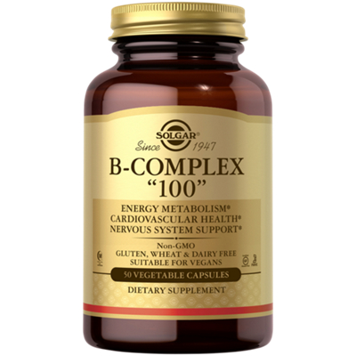 B- Complex 100 - 100 MG (50 Vegetarian Capsules)