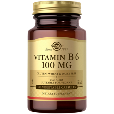 Vitamin B6 - 100 MG (100 Vegetarian Capsules)
