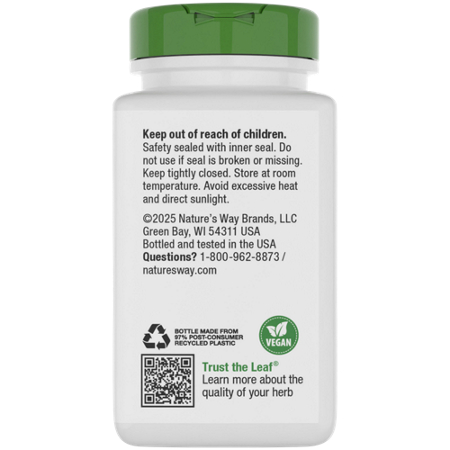 Natures Way Kudzu Root Liver Tonic capsule back
