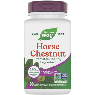 Horse Chestnut Extract (Standardized) - Healthy Leg Veins (90 Capsules)