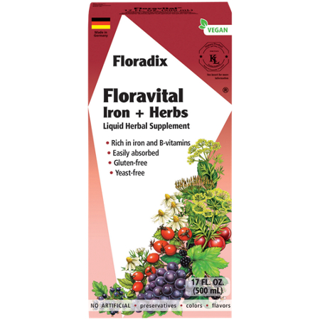 Floradix Floravital Iron + Herbs Liquid Extract 17 fl oz view 2
