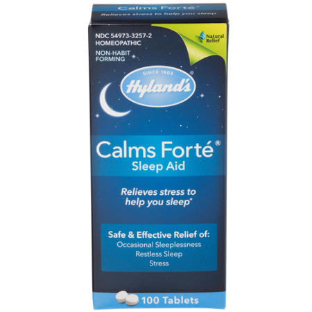 Hyland's Naturals Calms Forte Sleep Aid box view 2