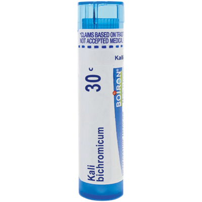 Kali Bichromicum 30C - Homeopathic Medicine for Colds with Nasal Discharge (80 Pellets)