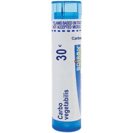 Carbo Vegetabilis 30C pellets front