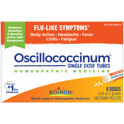Oscillococcinum - Homeopathic Medicine for Flu-Like Symptoms (6 Doses)