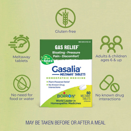 Gasalia Homeopathic Medicine tablets for Gas Relief