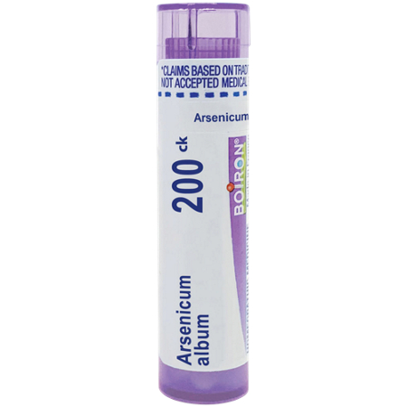 Boiron Arsenicum album pellets bottle front