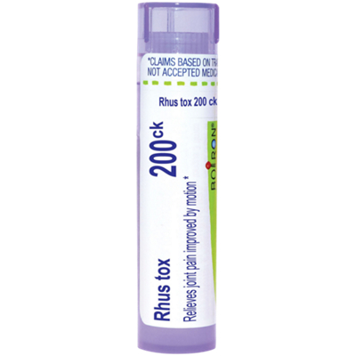 Rhus tox – Homeopathic Medicine for Relief of Joint Pain – 200 CK (80 Pellets / 16 Servings) 