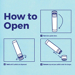 How to open Belladonna 200CK Boiron pellets tube instructions