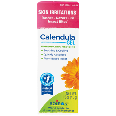 Calendula Gel Homeopathic Medicine for Skin Irritations (1.5 Ounces)