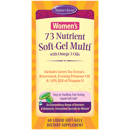 Natures Secret Womens 73 Nutrient Multivitamin Omega 3 Oils view 2