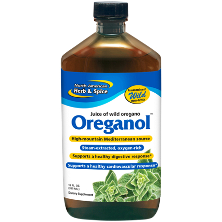 Oreganol Juice of Wild Oregano bottle front