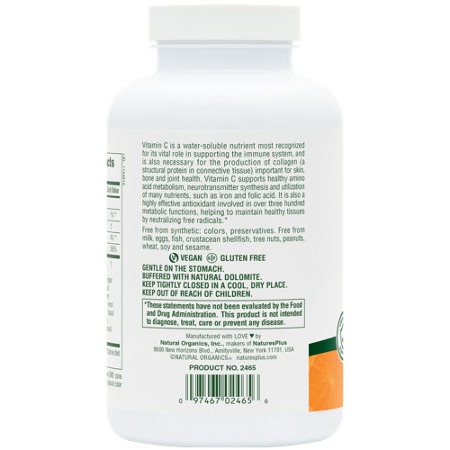 Natures Plus Vitamin C 500 MG Chewable Tablets view 4