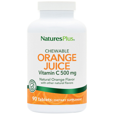 Vitamin C - 500 MG - Orange Juice (90 Chewable Tablets)