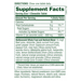 Supplement Facts label for Vitamin C 500 MG Chewables