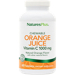 Natures Plus Vitamin C 1000 MG Orange Juice chewable tablets bottle front