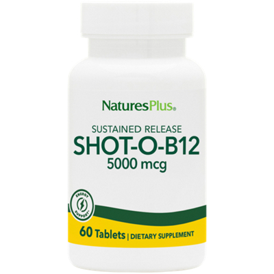 Shot-O-B12 - High Potency Vitamin B - 5,000 MCG (60 Tablets)