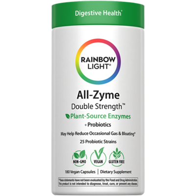 Advanced Enzyme System for Digestive Health - Rapid Release Formula (180 Vegetarian Capsules)