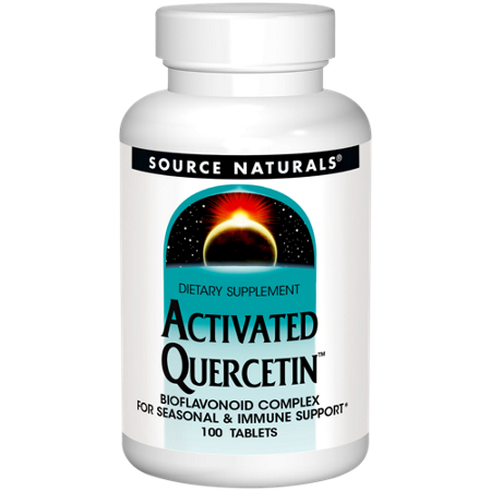 Source Naturals Activated Quercetin Bioflavonoid Complex tablets front