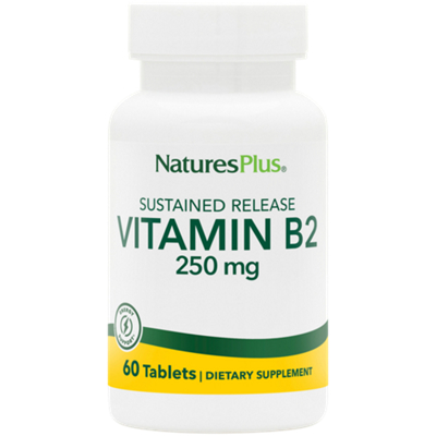 Vitamin B-2 - High Potency - Sustained Release - 250 MG (60 Tablets)