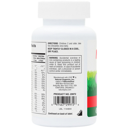 Natures Plus Animal Parade Kids Multivitamin Tablets